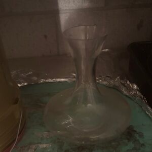 Clear Glass Carafe Decanter